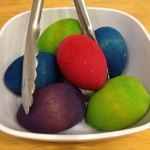 Wooden eggs