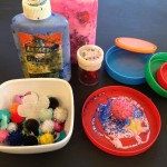Container tops into magnets