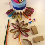 Recycle craft flowers