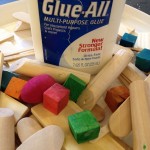 Wood and glue construction