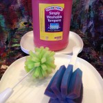 Painting with scrub brushes