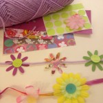 Spring flower garlands
