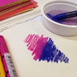 Water soluble crayons