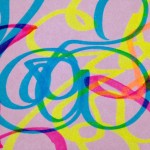 Fluorescent markers at the light box