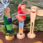 Clothespin people to dress