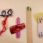 Craft stick puppets