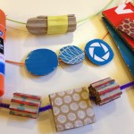 Corrugated cardboard jewelry