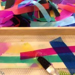 Tissue paper color transfer