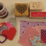 Rubber stamps, decorative papers, and more
