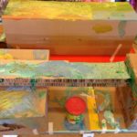 Painting the box sculpture