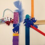 Magic wands with craft sticks
