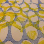 Printmaking with stencils